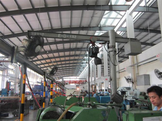 維保：河源龍記公司50kg懸臂式起重機